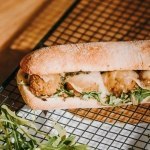 CIABATTA Falafels, Comté AOP, basilic, roquette
