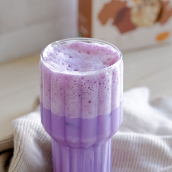 Ube latte 1